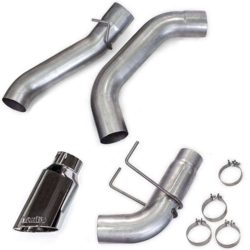 Banks Power 19-23 Dodge Ram Crew Cab 6.7L Cummins Monster Exhaust - SS Single Exhaust w/ Chrome Tip Banks Power