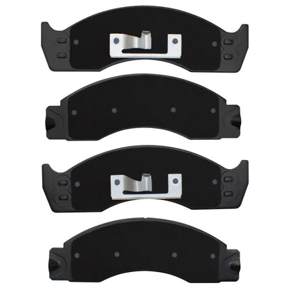 R1 Front & Rear Semi-Metallic Brake Pads 1988-2007 Ford E-Super Duty/E-450 & More - 2311-0411-00