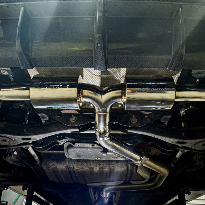 Injen 2019-2022 Hyundai Veloster N 2.0L Turbo Performance Axle Back Exhaust System (Carbon Fiber Tips) - SES1343ABCF Injen