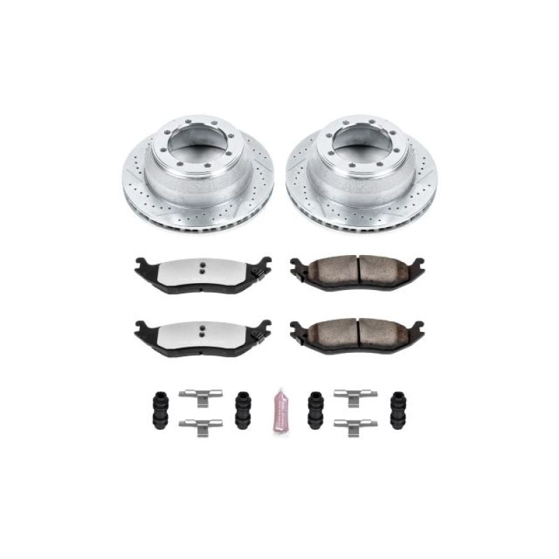 Power Stop 2003 Dodge Durango Rear Z36 Truck & Tow Brake Kit PowerStop