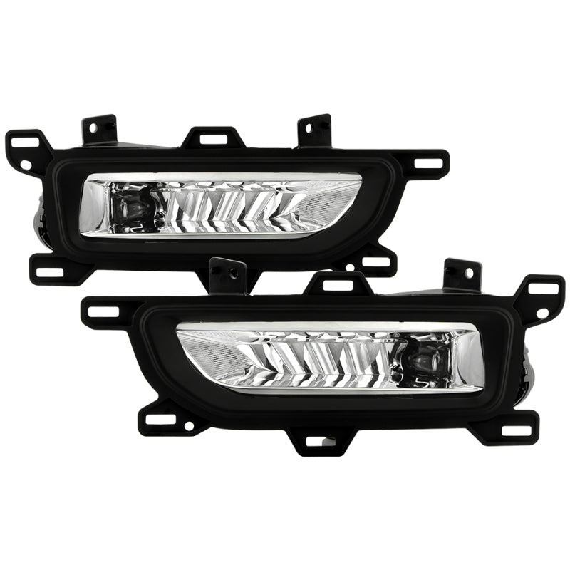 Spyder 20-22 Nissan Titan OEM Style Fog Lights w/Switch (Bulbs Size - 5W) - Clear (FL-NT2020-LED-C)