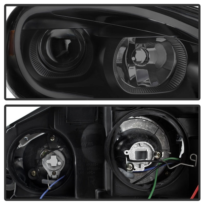 xTune 06-13 Chevrolet Impala LED Light Bar Headlights - Black Smoke (PRO-JH-CIM06-LB-BSM) SPYDER