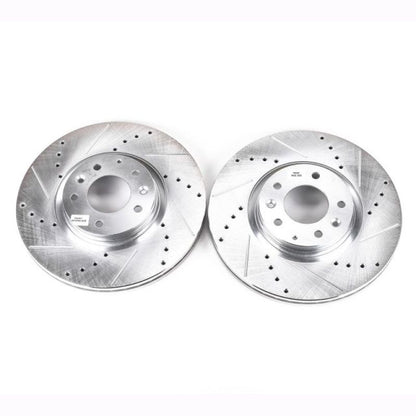 Power Stop 06-07 Mazda 6 Front Evolution Drilled & Slotted Rotors - Pair PowerStop