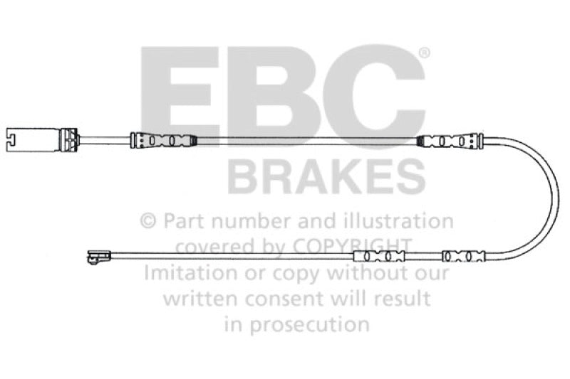 EBC 2011-2012 BMW 135 3.0L Turbo Front Wear Leads EBC