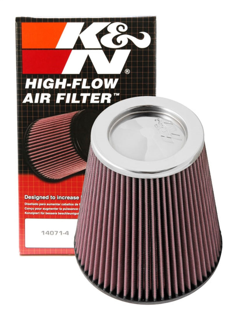 K&N Round Tapered Universal Air Filter 6 inch Flange 7 1/2 inch Base 5 inch Top 7 1/2 inch Height K&N Engineering