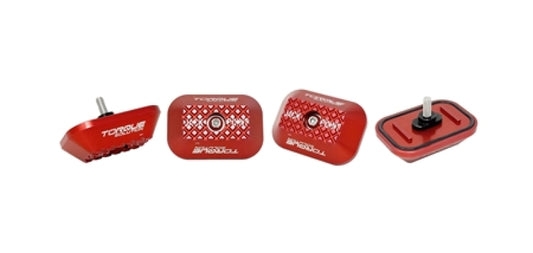 Torque Solution Replacement Billet Jack Pad (Red) for 2020+ GR Supra/BMW/Mini - TS-GR-847RD