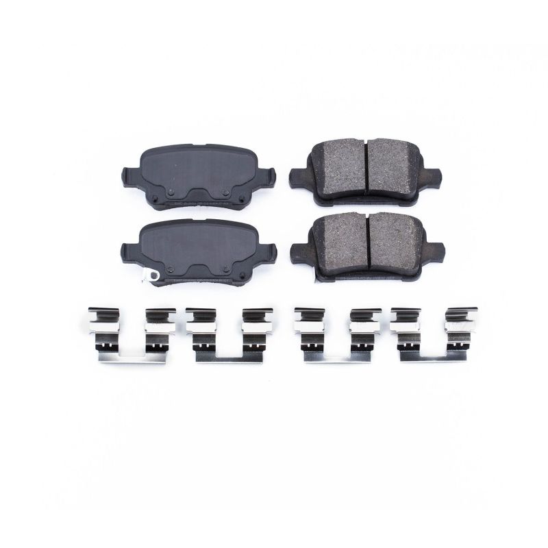 Power Stop 17-18 Buick LaCrosse Rear Z17 Evolution Ceramic Brake Pads w/Hardware PowerStop