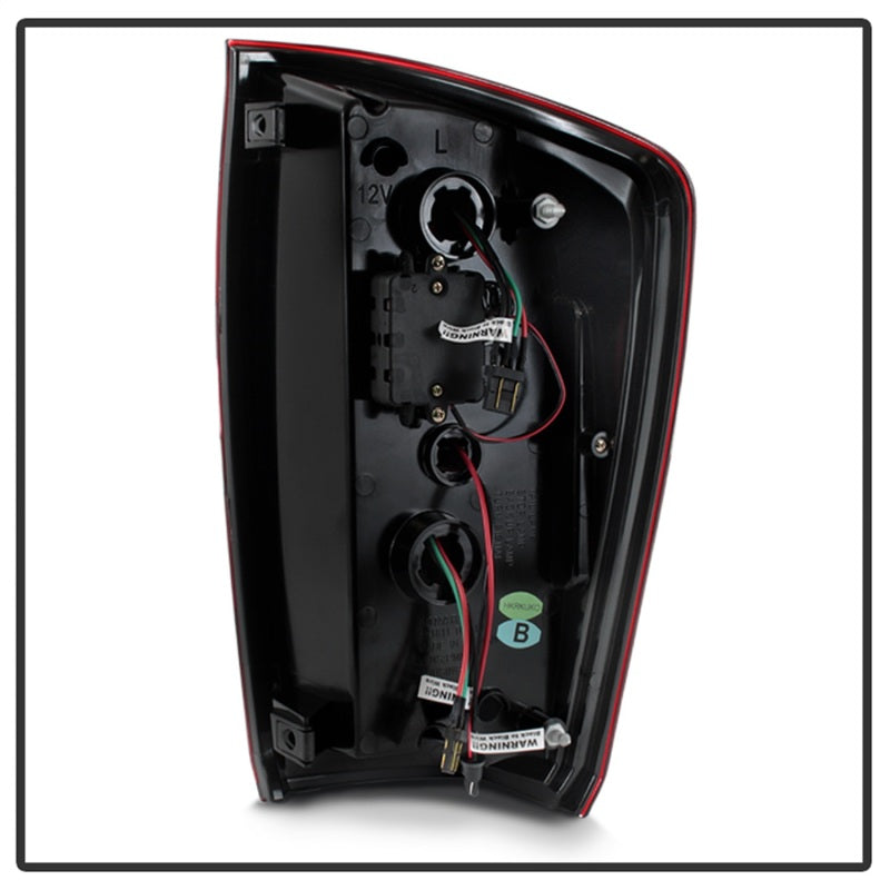 Spyder 16-17 Toyota Tacoma LED Tail Lights - Red Clear (ALT-YD-TT16-LED-RC) SPYDER