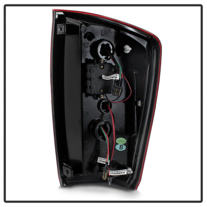 Spyder 16-17 Toyota Tacoma LED Tail Lights - Red Clear (ALT-YD-TT16-LED-RC) SPYDER