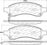 StopTech Street Disc Rear Brake Pads - 305.11690