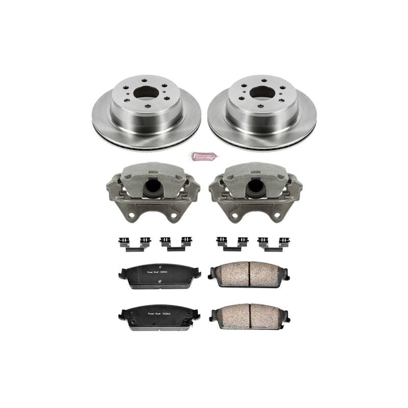 Power Stop 07-14 Cadillac Escalade Rear Autospecialty Brake Kit w/Calipers PowerStop
