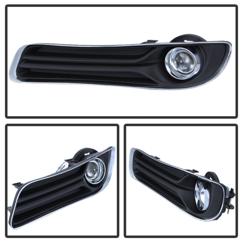 Spyder Chrysler 300 2011-2014 OEM Fog Light W/Universal Switch- Clear FL-C30011-C SPYDER