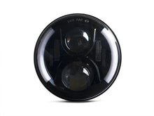 Load image into Gallery viewer, Raxiom 97-18 Jeep Wrangler TJ &amp; JK 6-LED Headlights w/ Partial Halo- Blk Housing (Clear Lens)