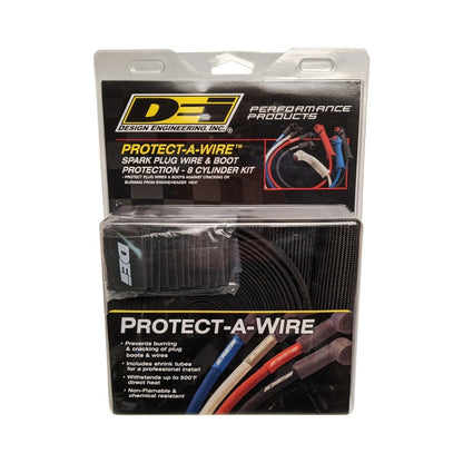 DEI Protect-A-Boot and Wire Kit 8 Cylinder - Black DEI