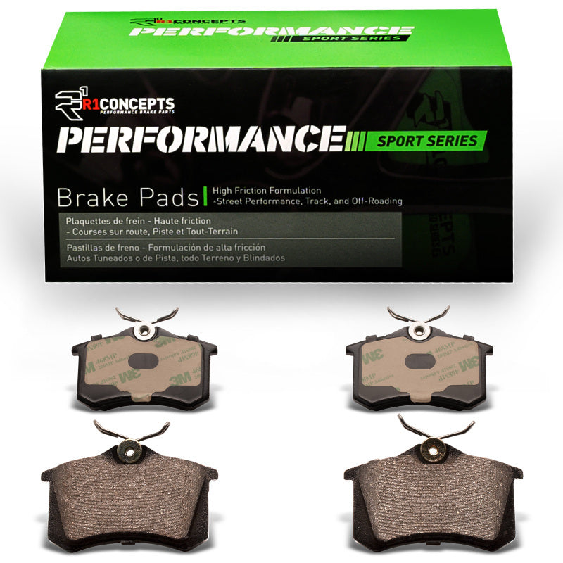 R1 Rear Performance Brake Pads 1985-2026 Multi-Make Applications - 2115-0340-00