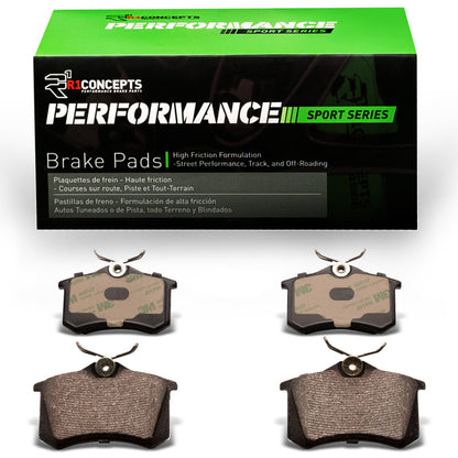 R1 Rear Performance Brake Pads 1985-2026 Multi-Make Applications - 2115-0340-00