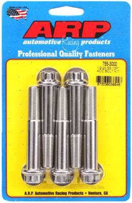 ARP 1/2in -20 x 3.000in 12pt SS Bolts (5/pkg) ARP