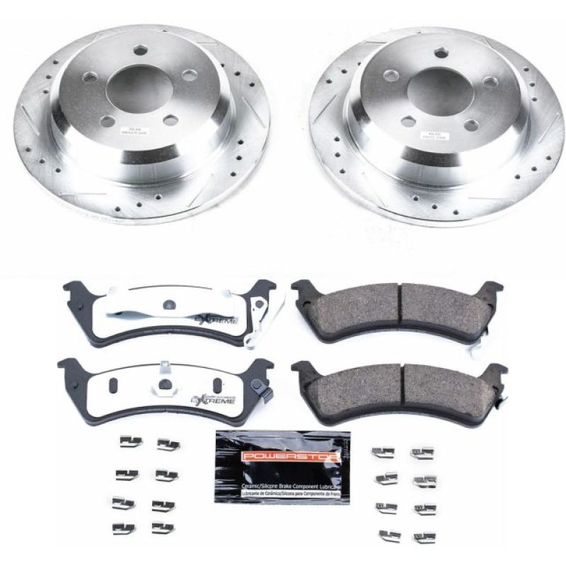 Power Stop 93-98 Jeep Grand Cherokee Rear Z36 Truck & Tow Brake Kit PowerStop