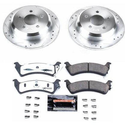 Power Stop 93-98 Jeep Grand Cherokee Rear Z36 Truck & Tow Brake Kit PowerStop