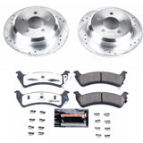 Power Stop 93-98 Jeep Grand Cherokee Rear Z36 Truck & Tow Brake Kit