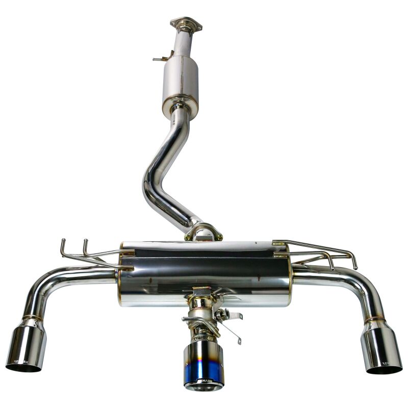 Remark 2023+ Toyota GR Corolla Elite Spec Cat-Back Exhaust w/ Outer Polished & Center Burned TI Tips Remark