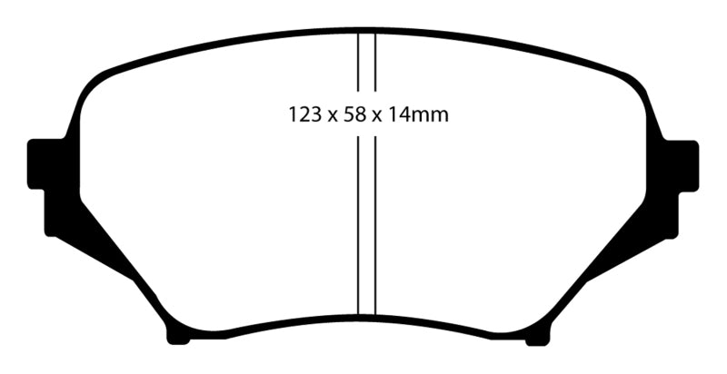 EBC Ultimax2 Front Brake Pads - UD1179