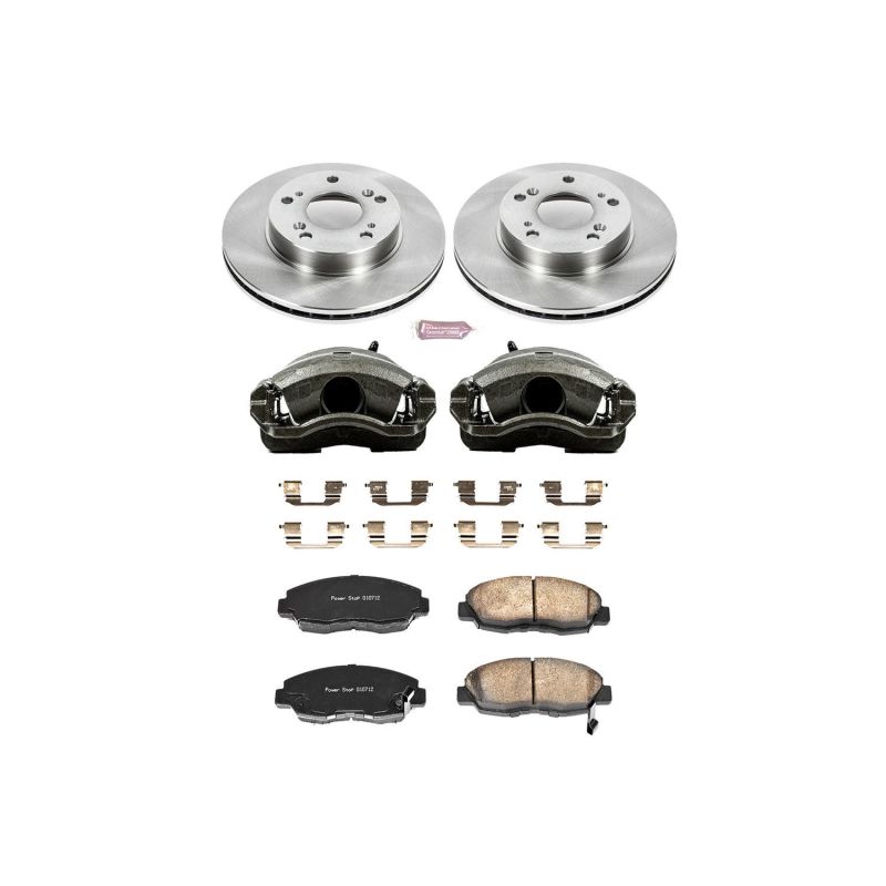 Power Stop 06-11 Honda Civic Front Autospecialty Brake Kit w/Calipers PowerStop