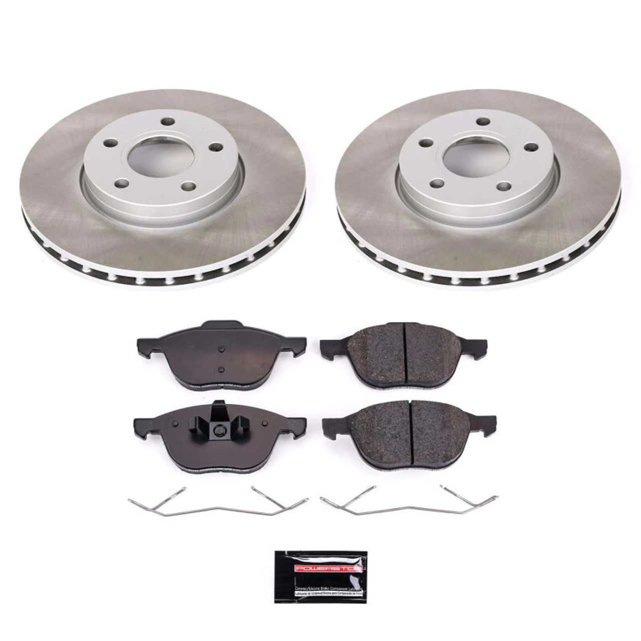 Power Stop 04-05 Volvo S40 Front and Rear Semi-Coated Rotor Kit