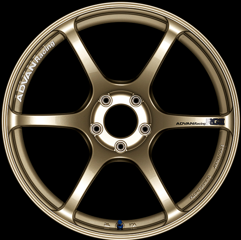 Advan YAQ9H47W9P GT PV 19x8.5 +47 Offset 5x120 Racing Gloss Black Wheel