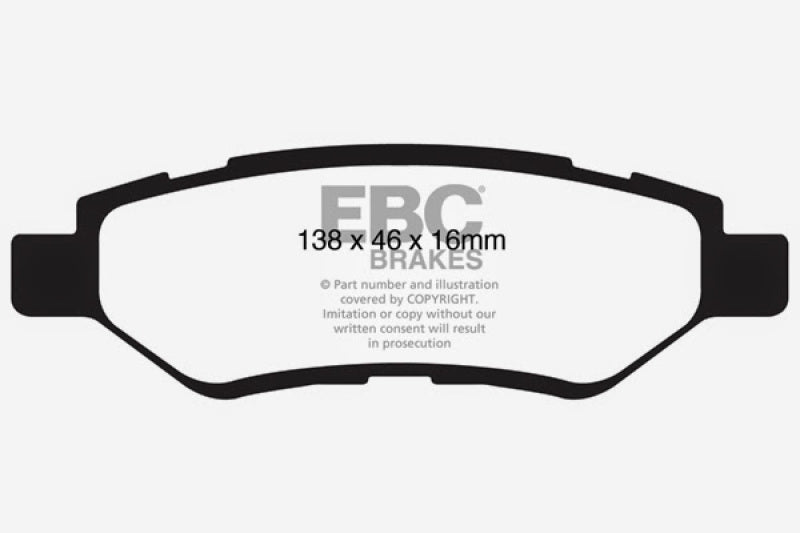 EBC GreenStuff Rear Brake Pads - DP21829