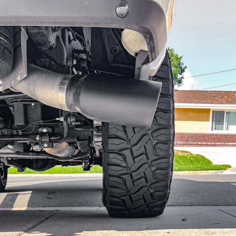 Banks Power 19-23 Dodge Ram Mega Cab 6.7L Cummins Monster Exhaust - SS Single Exhaust w/ Black Tip Banks Power