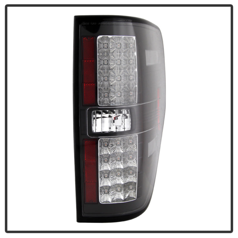 Spyder Ford F150 09-14 LED Tail Lights Black ALT-YD-FF15009-LED-BK SPYDER