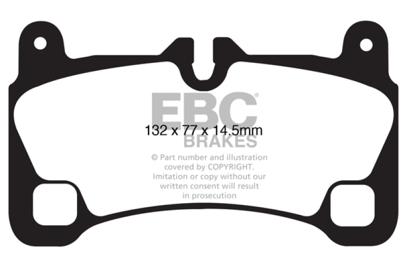 EBC YellowStuff Rear Brake Pads - DP41836R EBC