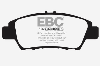 EBC Ultimax2 Front Brake Pads - UD1394 EBC