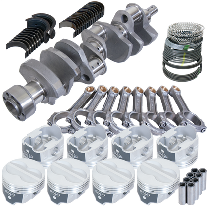 Eagle Chevy LT1 350 1Pc 3.750in Crank 5.700in I-Beam Rods -10cc 4.030in Pistons Rotating Assembly