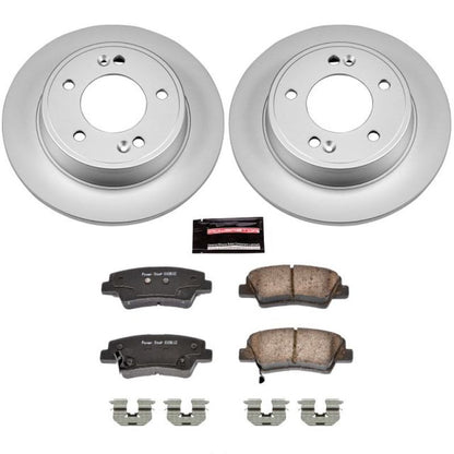 Power Stop 11-19 Hyundai Elantra Rear Z17 Evolution Geomet Coated Brake Kit PowerStop