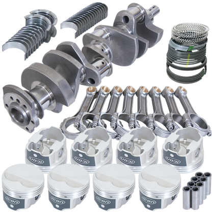 Eagle Chevy 350 3.480in Crank 5.700in I-Beam Rods -3.7cc Flat Top 4.060in Pistons Rotating Assembly