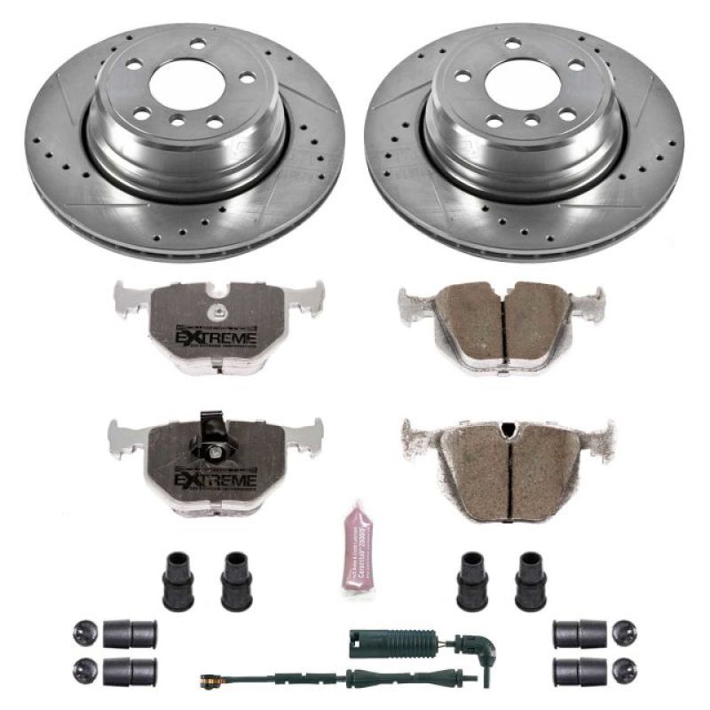 Power Stop 02-06 BMW X5 Rear Z26 Street Warrior Brake Kit PowerStop