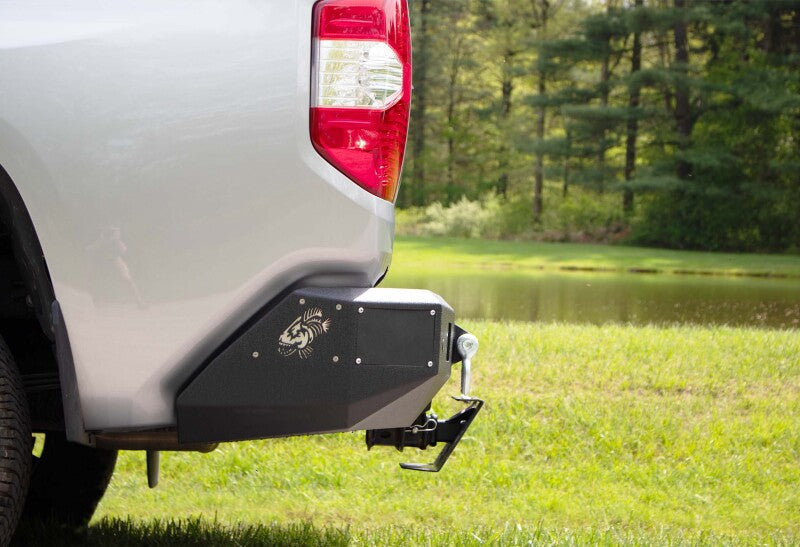 Fishbone Offroad 14-21 Toyota Tundra Rear Bumper - Black Texture Fishbone Offroad