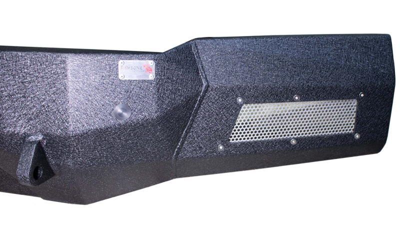Fishbone Offroad 19-21 Chevrolet Silverado 1500 Rockfish Front Bumper - Black Texture Fishbone Offroad