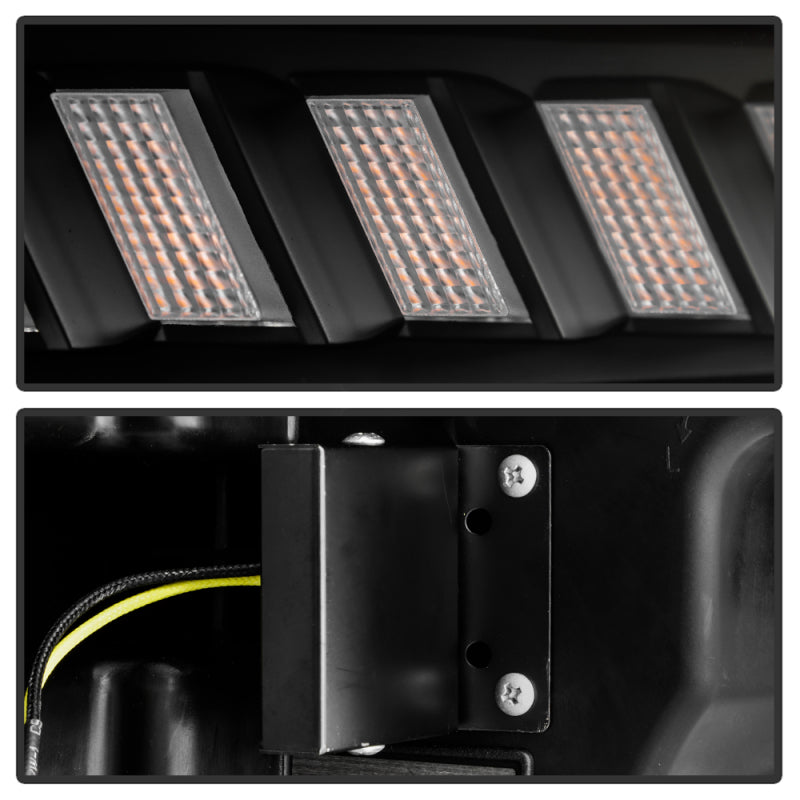 Spyder 19-22 Dodge Ram 2500/3500 (Halogen Model Only) Proj. Headlights (PRO-YD-DR19HDHALAP-SEQ-BK) SPYDER