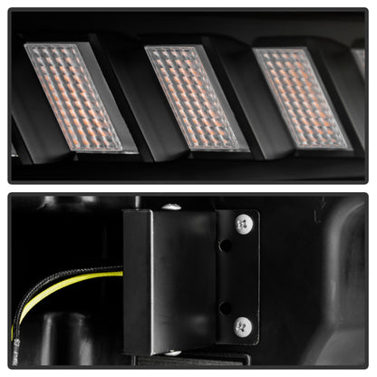 Spyder 19-22 Dodge Ram 2500/3500 (Halogen Model Only) Proj. Headlights (PRO-YD-DR19HDHALAP-SEQ-BK) SPYDER