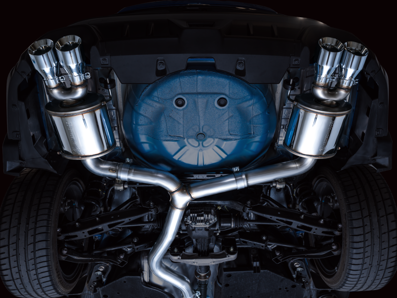 AWE Tuning 2022+ VB Subaru WRX Touring Edition Exhaust - Chrome Silver Tips AWE Tuning