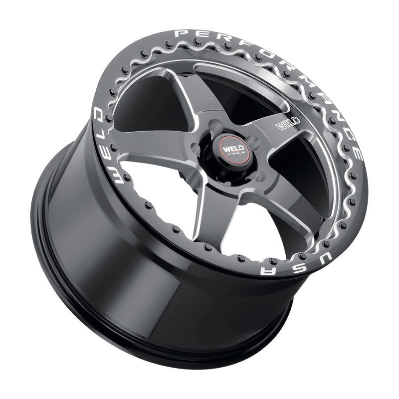 Weld Laguna Bead Lock Wheel - 18x10 / 5x114.3 / ET45 / 78.1 CB - Gloss Black