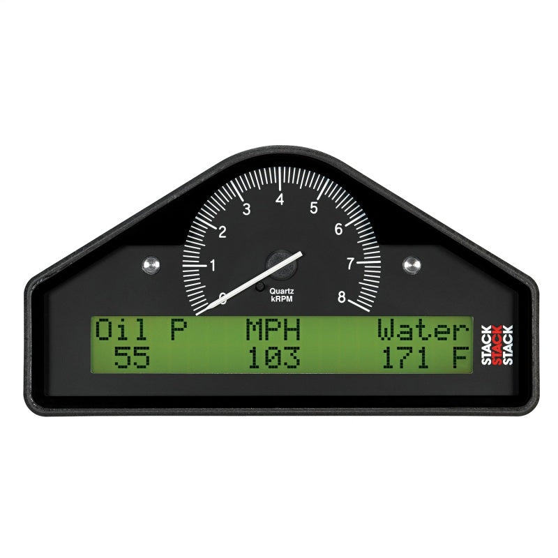 AutoMeter Stack Street Dash Black 0-8K RPM (PSI / DEG. F / MPH) ST8130-A