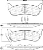 StopTech Premium Ceramic Brake Pads - 308.09980