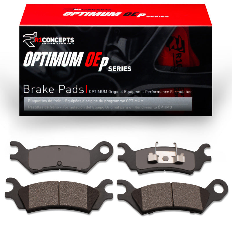 R1 Rear OE Brake Pads 1986-1987 Mazda 626 - 2551-0361-00