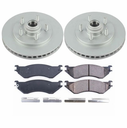 Power Stop 00-02 Ford Expedition Front Z17 Evolution Geomet Coated Brake Kit PowerStop