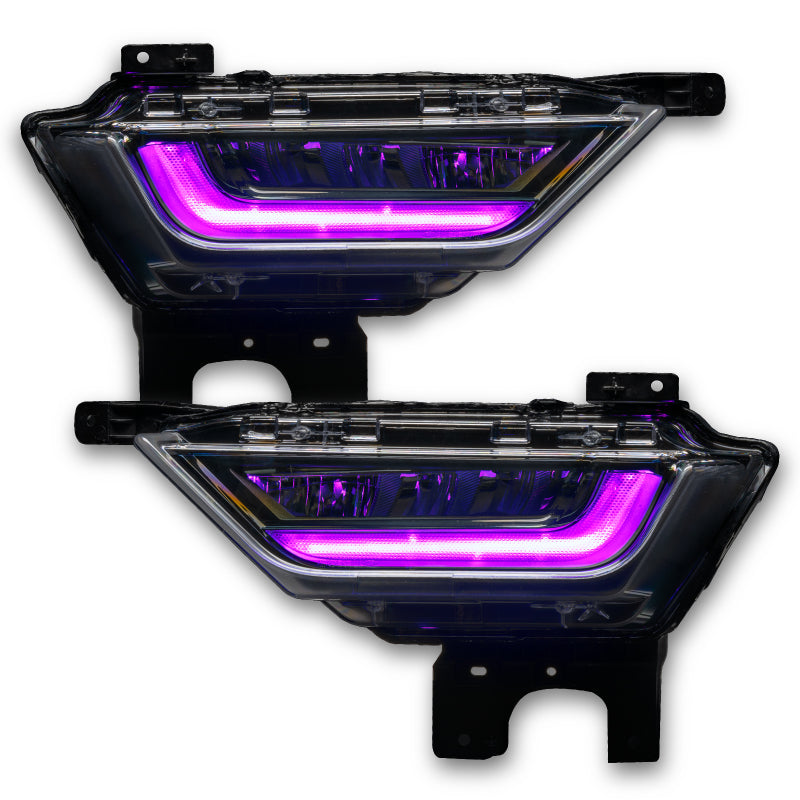 Oracle 21-22 Ford F-150 ColorSHIFT RGB+W Fog Light DRL Upgrade Kit w/ No Controller ORACLE Lighting