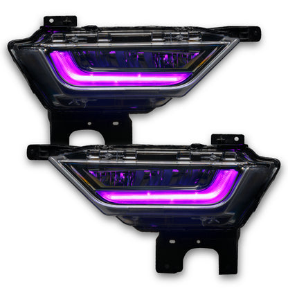 Oracle 21-22 Ford F-150 ColorSHIFT RGB+W Fog Light DRL Upgrade Kit w/ No Controller ORACLE Lighting